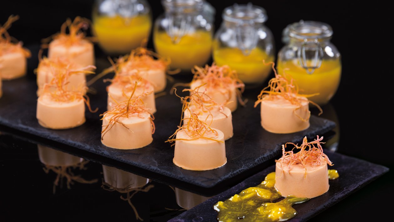 Morkų Panna Cotta su apelsinų uogiene – - Receptas