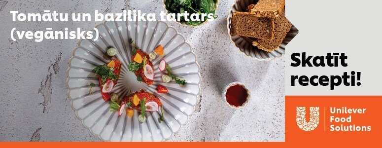 Tomātu un bazilika tartars (piemērots vegāniem) Tomātu un bazilika tartars (piemērots vegāniem)